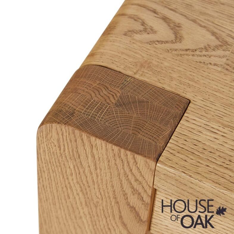 Crescent Oak 160cm Extending Dining Table - Image 13