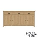 Harewood Oak 4 Door Sideboard - Image 3