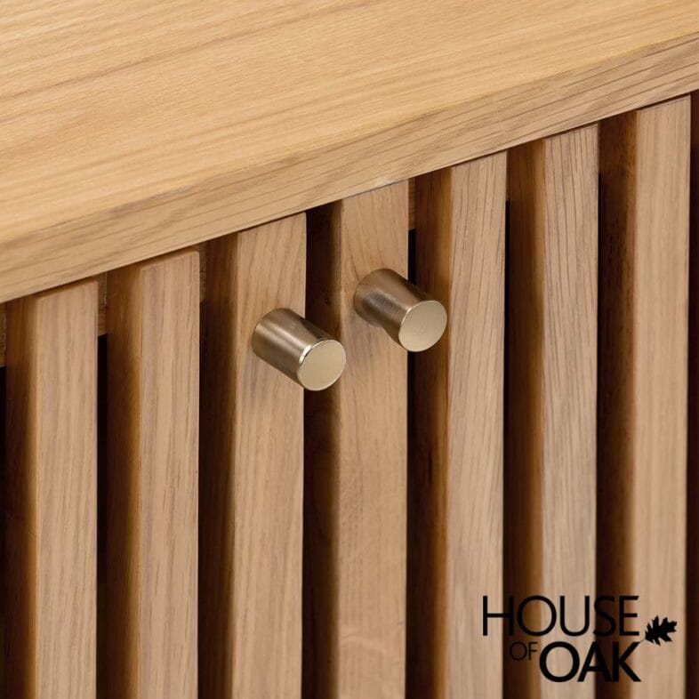 Norfolk Oak Corner TV Unit with 2 Doors - Image 12