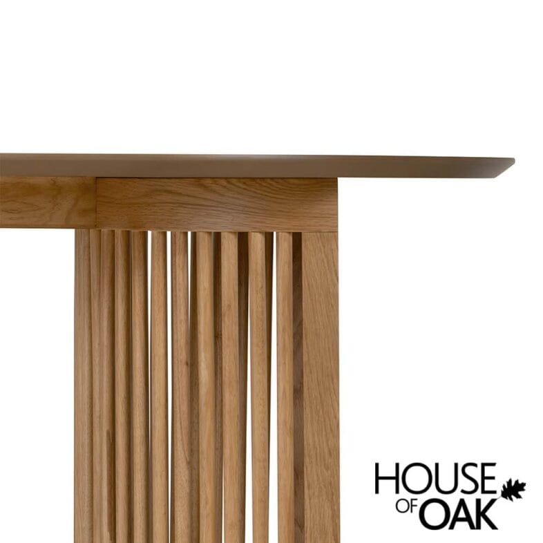 Norfolk Oak 200cm Oval Dining Table - Image 5