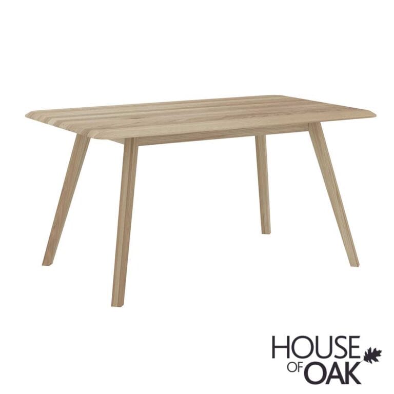 Como Solid Oak 140cm Dining Table