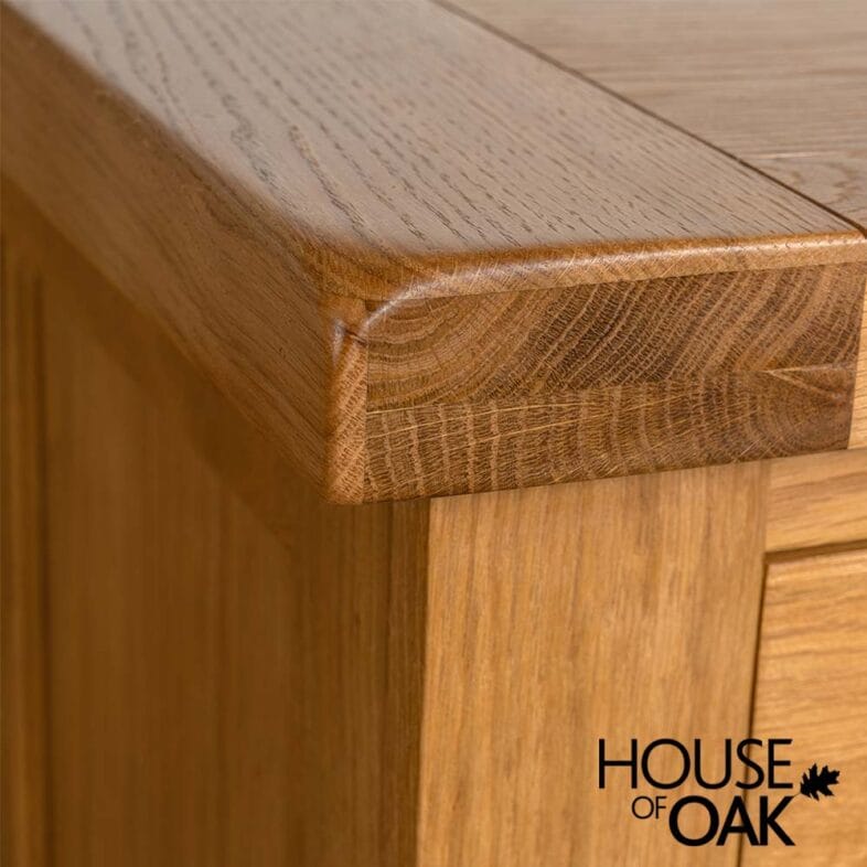 Canterbury Oak 5 Drawer Narrow Chest - Image 4