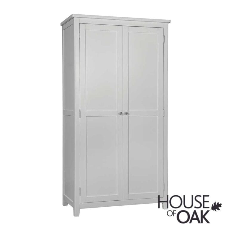 Cotswold Pebble Grey 2 Door Wardrobe
