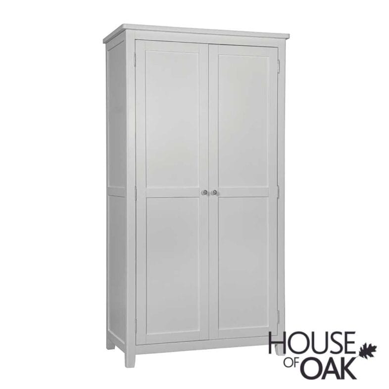 Cotswold Pebble Grey 2 Door Wardrobe