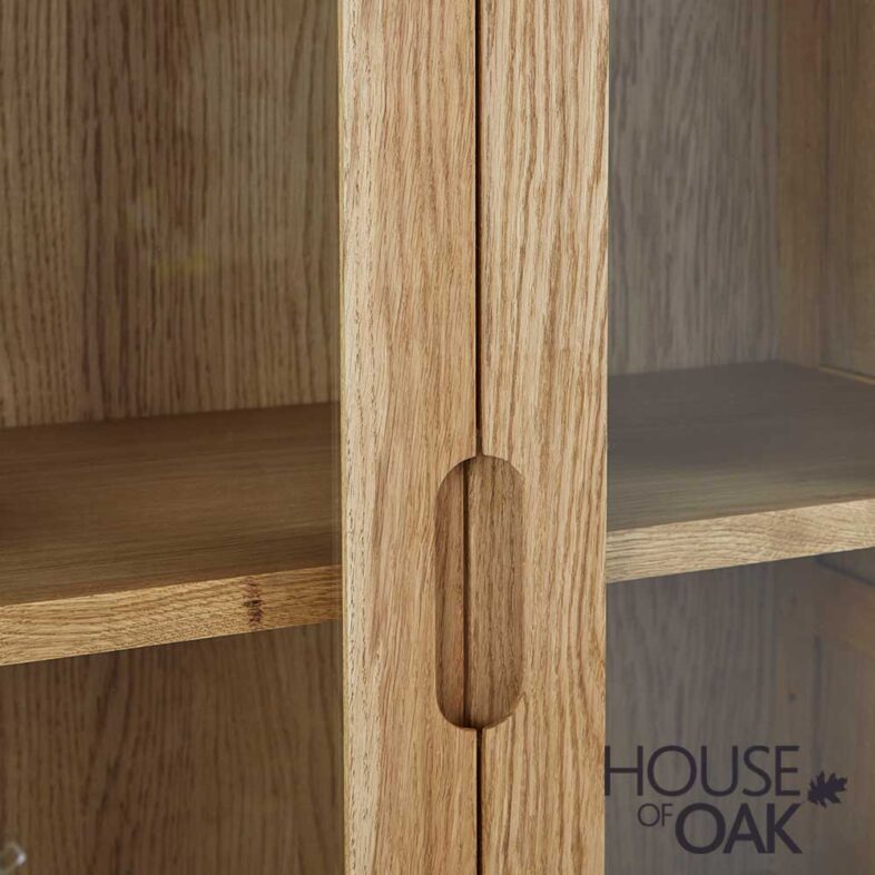 Crescent Oak Display Cabinet - Image 5