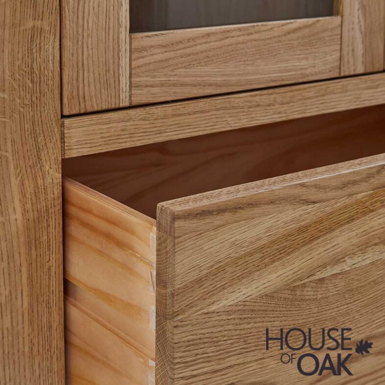 Crescent Oak Display Cabinet - Image 6
