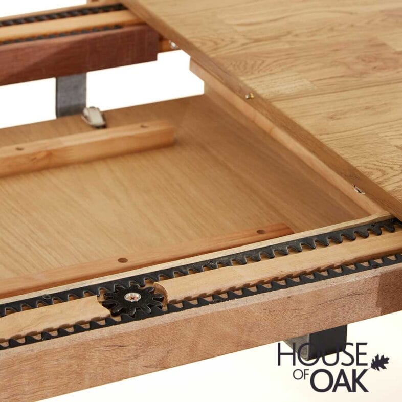 Crescent Oak 160cm Extending Dining Table - Image 10