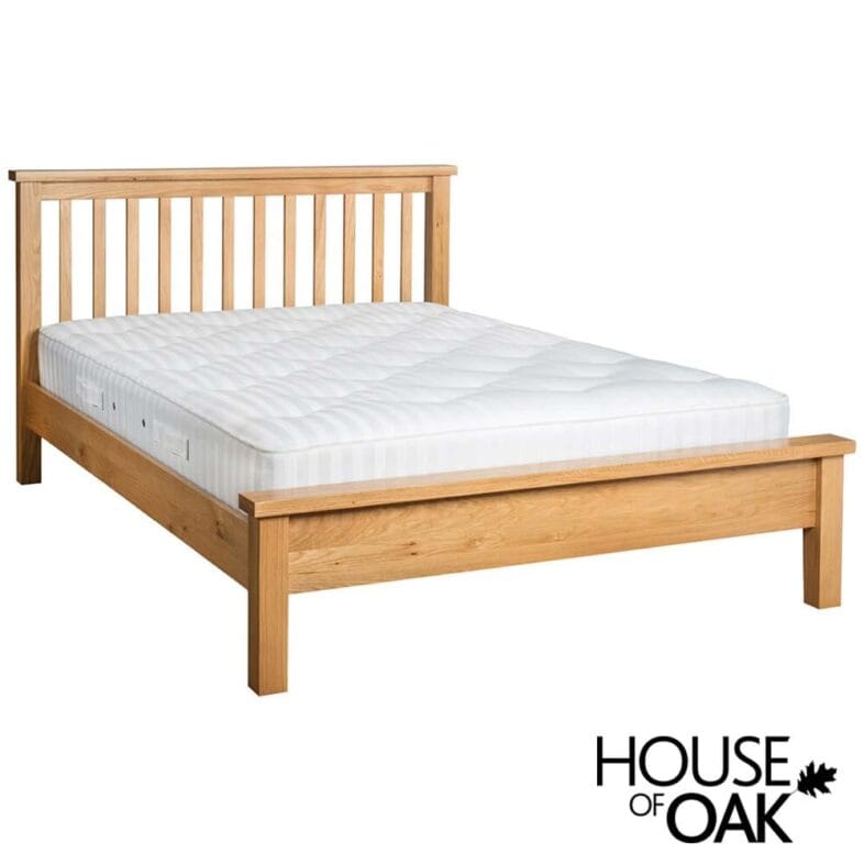 Keswick Oak 5FT King Size Low Foot End Bed - Image 2