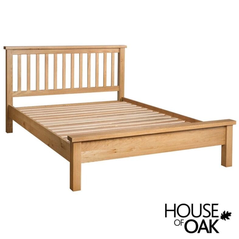 Keswick Oak 5FT King Size Low Foot End Bed - Image 3