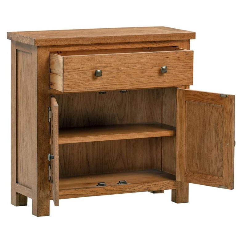 Keswick Rustic Oak Compact Sideboard - Image 2