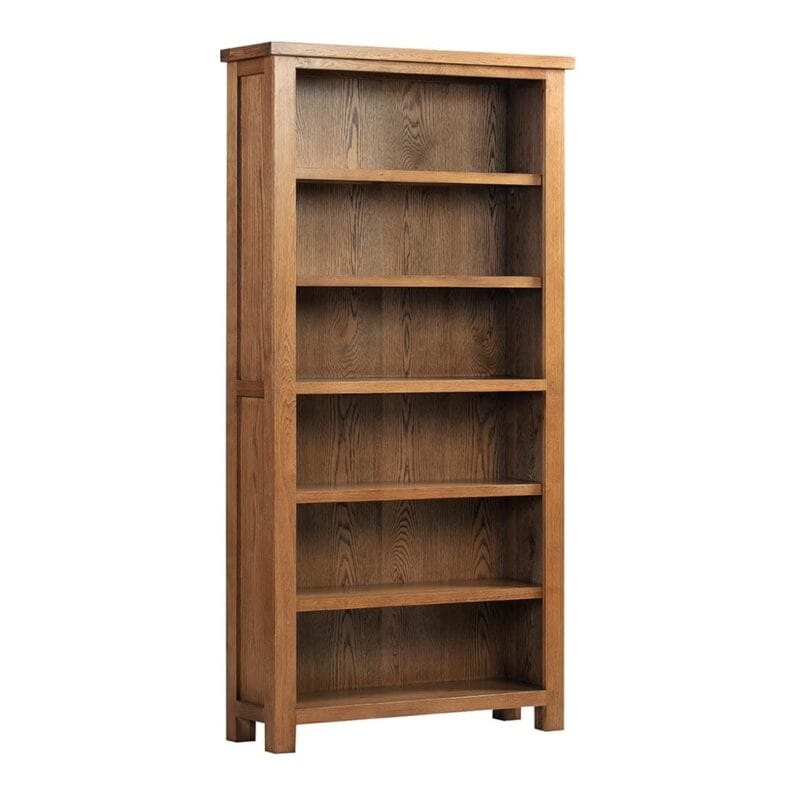 Keswick Rustic Oak 6FT Bookcase