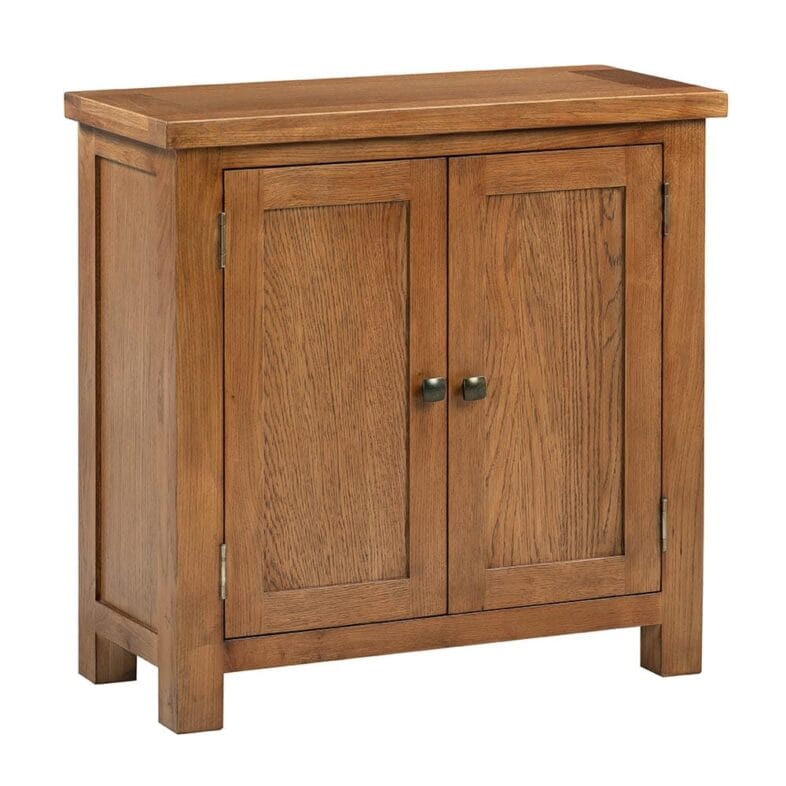 Keswick Rustic Oak 2 Door Cabinet