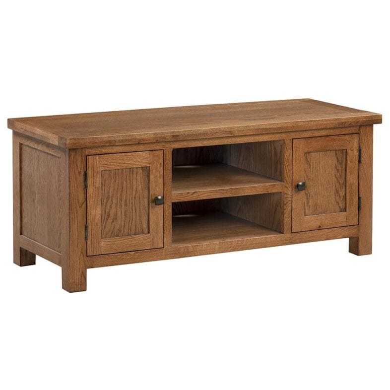 Keswick Rustic Oak Large TV Unit