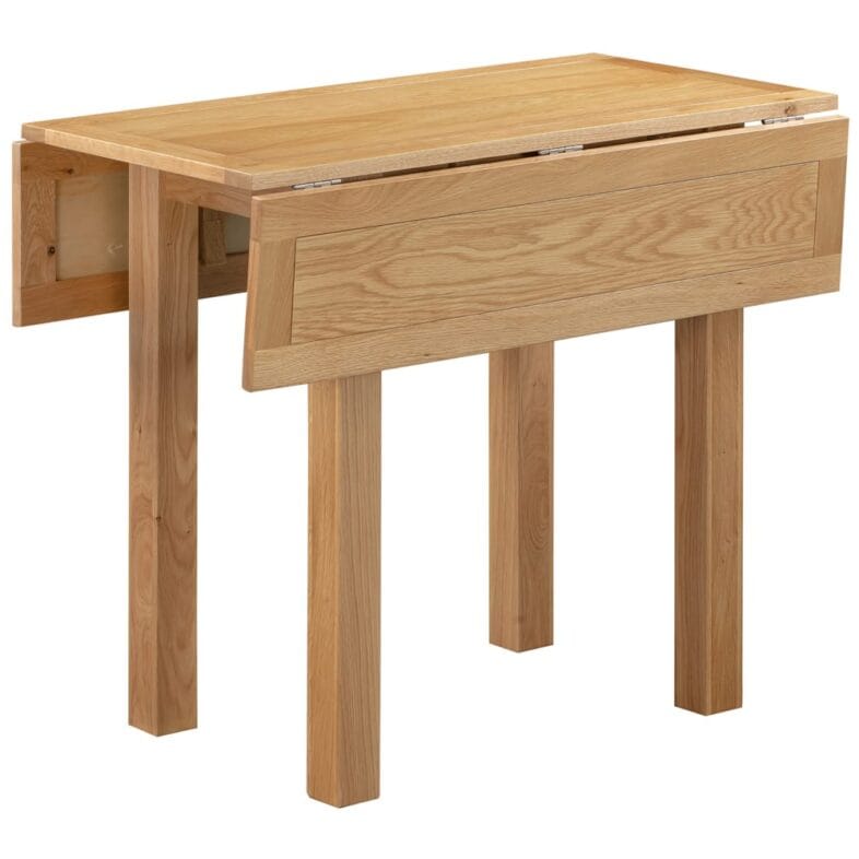 Keswick Oak 90cm Square Drop Leaf Dining Table - Image 4