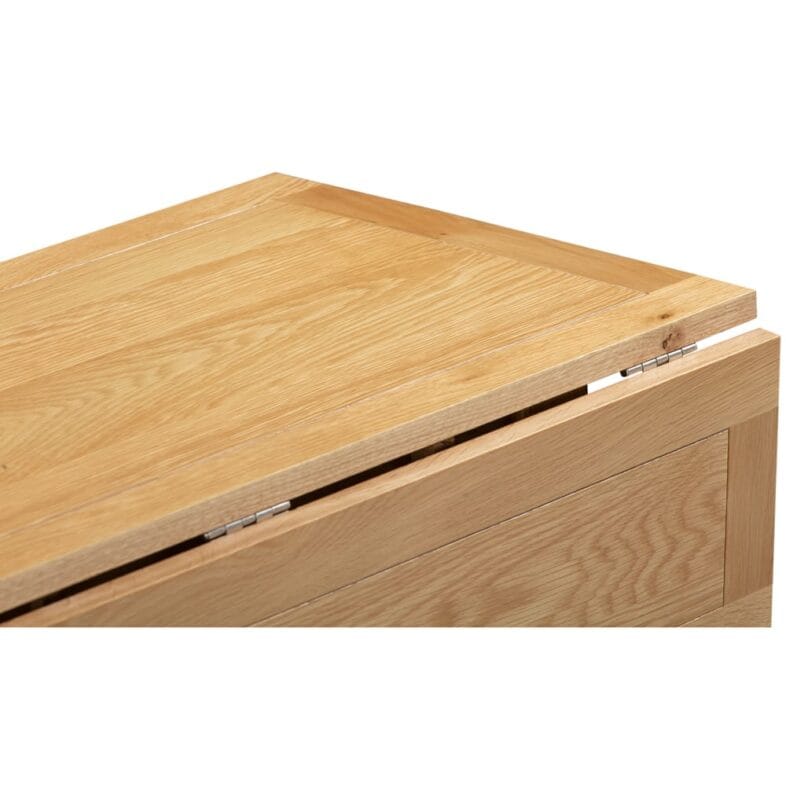 Keswick Oak 90cm Square Drop Leaf Dining Table - Image 5