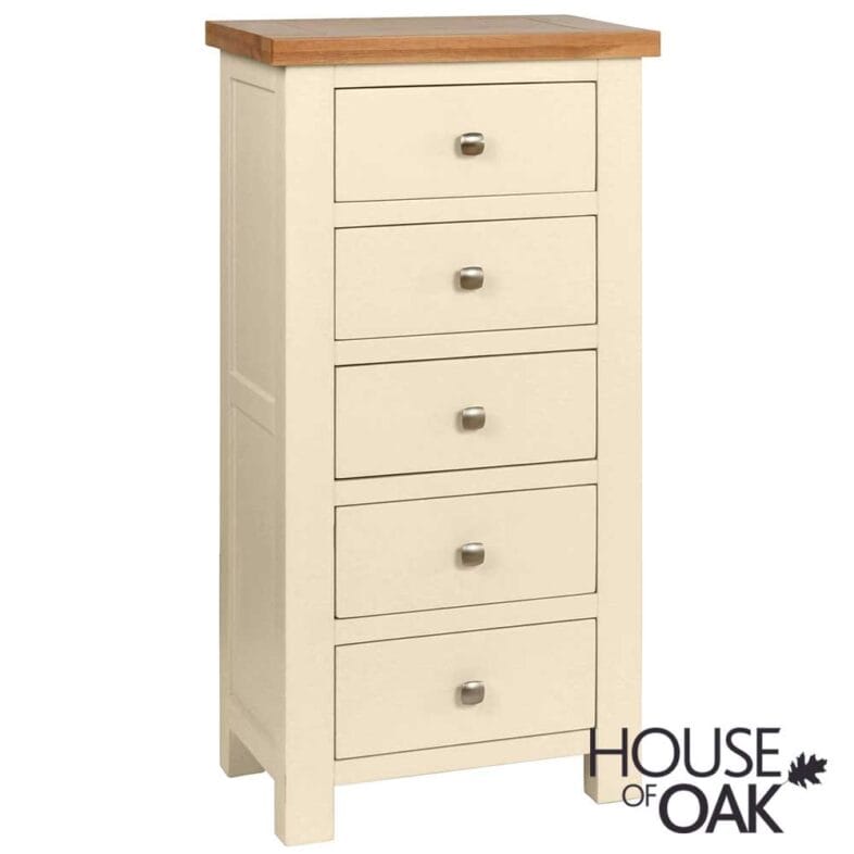 Keswick Painted 2 Colour Choice - Narrow Chest of Drawers
