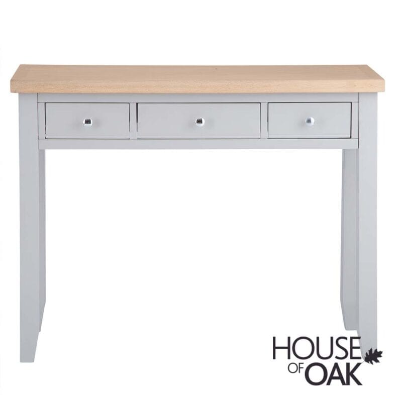 Roma Oak Dressing Table in Grey Painted - Image 2