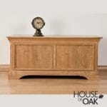 Paris Solid Oak Blanket Box - Image 4