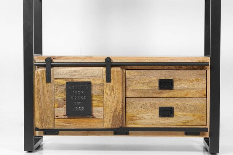 Forge Industrial Furniture Tall Bookcase - Image 4