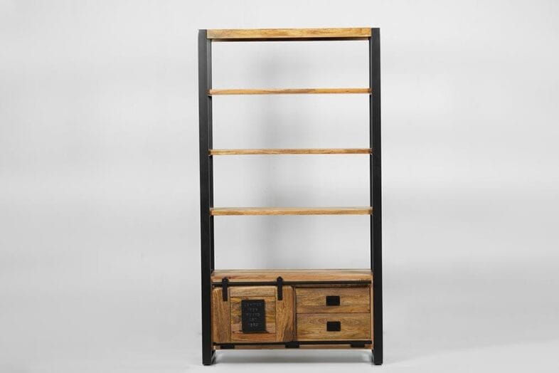 Forge Industrial Furniture Tall Bookcase - Image 3