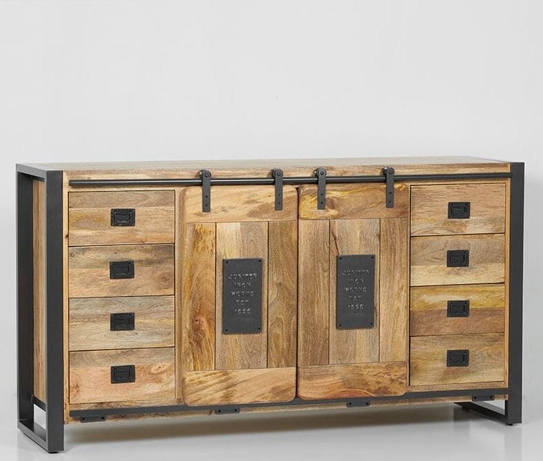 Forge Industrial Furniture 8 Drawer Sideboard