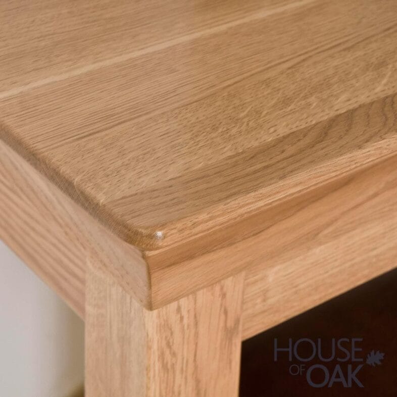 Paris Solid Oak Single Pedestal Dressing Table - Image 6