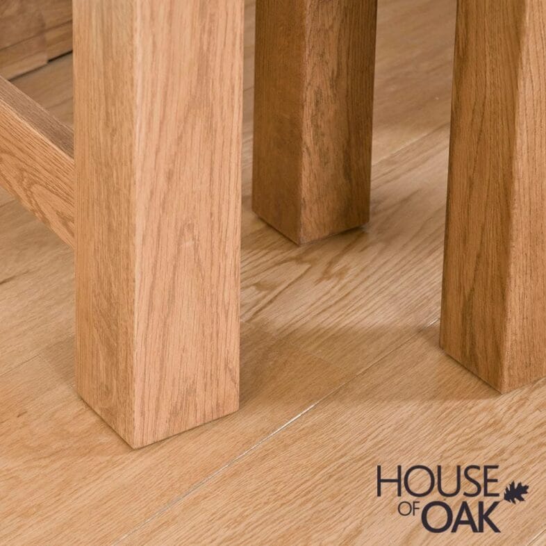 Paris Solid Oak Single Pedestal Dressing Table - Image 7