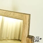 Paris Solid Oak Swivel Mirror - Image 3