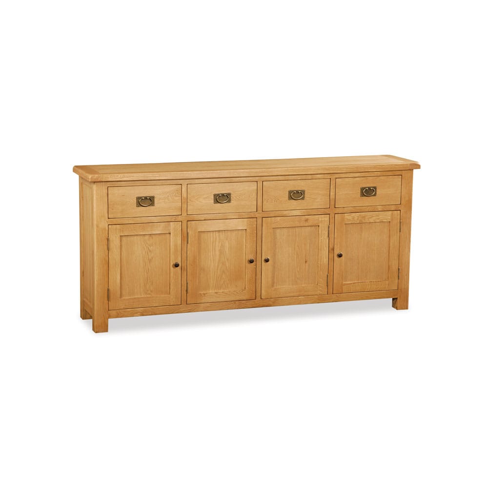 Oxford Oak 4 Door Sideboard
