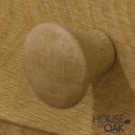 Torino Solid Oak 2 Door Bookcase - Image 7