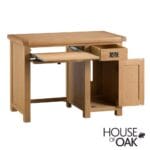 Harewood Oak Single Computer Desk - Image 5