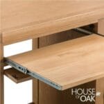 Harewood Oak Single Computer Desk - Image 8