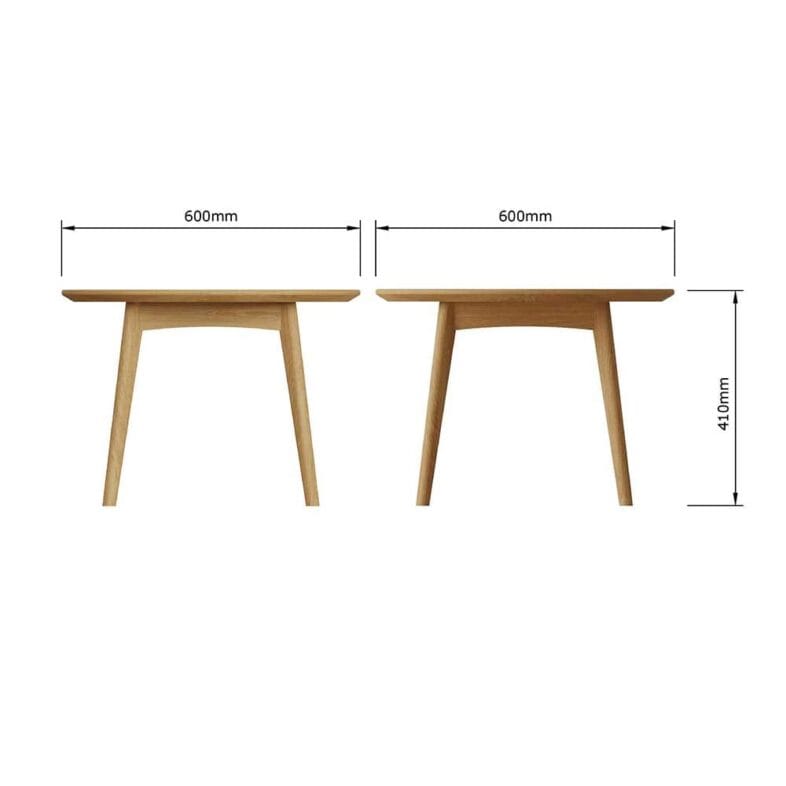 Hudson Oak Round Coffee Table - Image 6