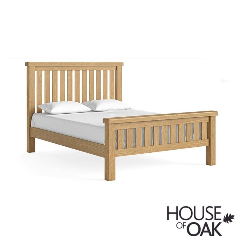 London Oak 4FT 6 Double Bed - Image 2