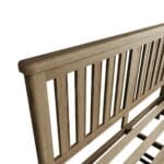 Chatsworth Super King Size Bed With Slatted Wooden Headboard and 2-Drawer Footboard - Image 8