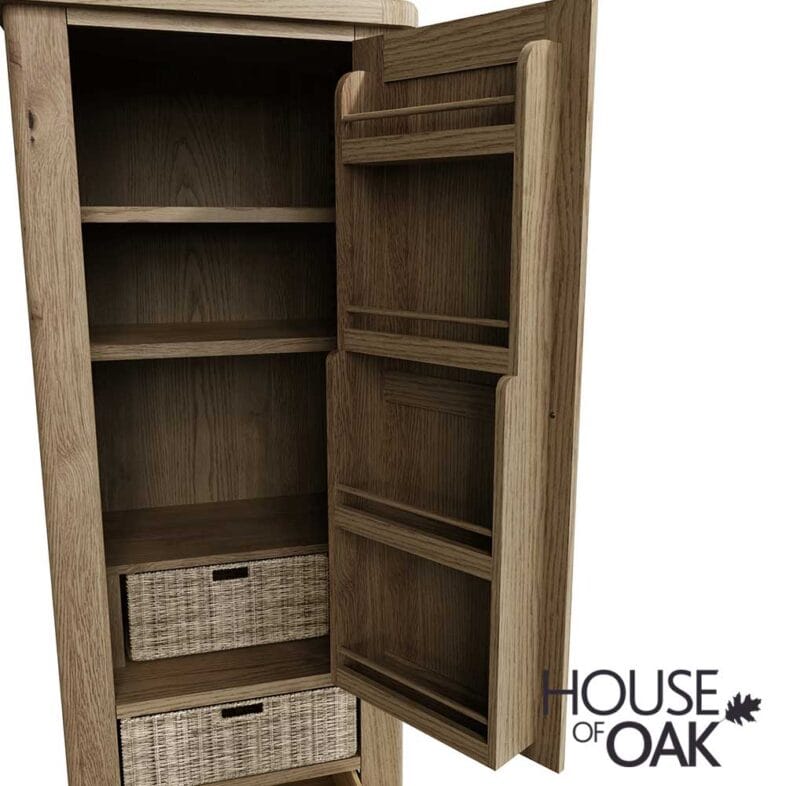 Chatsworth Oak Single Door Larder Unit - Image 11