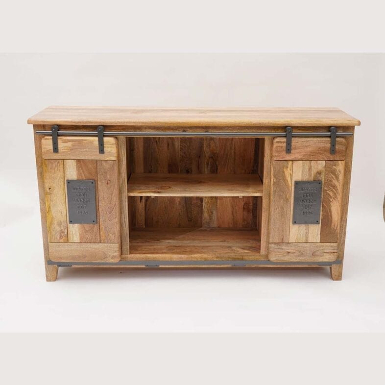 Fusion Light Mango Wood 8 Drawer Sideboard - Image 4