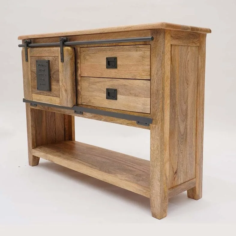 Fusion Light Mango Wood Console Table