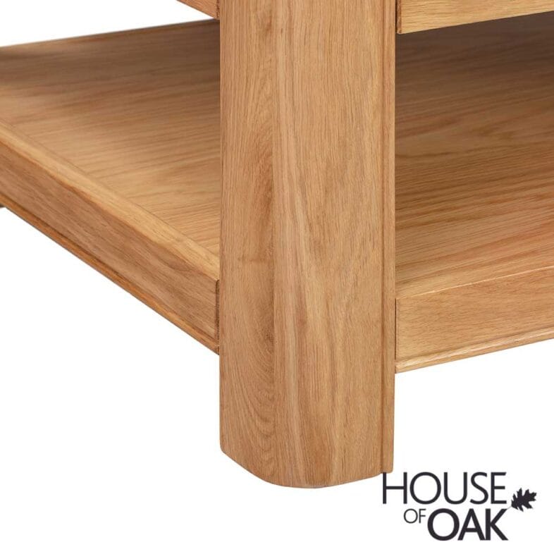 Kensington Oak 2 Drawer Coffee Table - Image 11