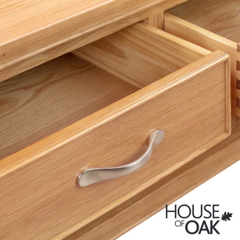 Kensington Oak 2 Drawer Coffee Table - Image 7