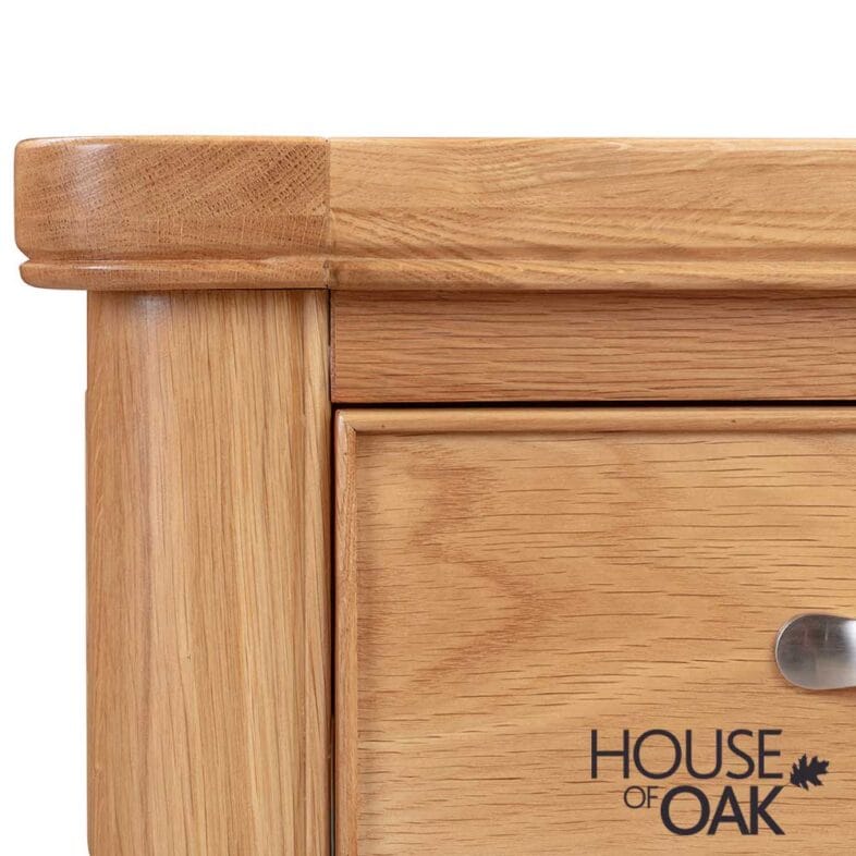 Kensington Oak Console Table With 2 Drawers - Image 6