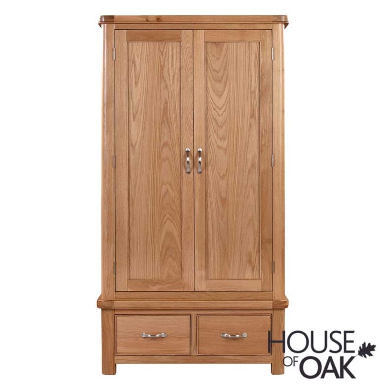 Kensington Oak Double Wardrobe - Image 2