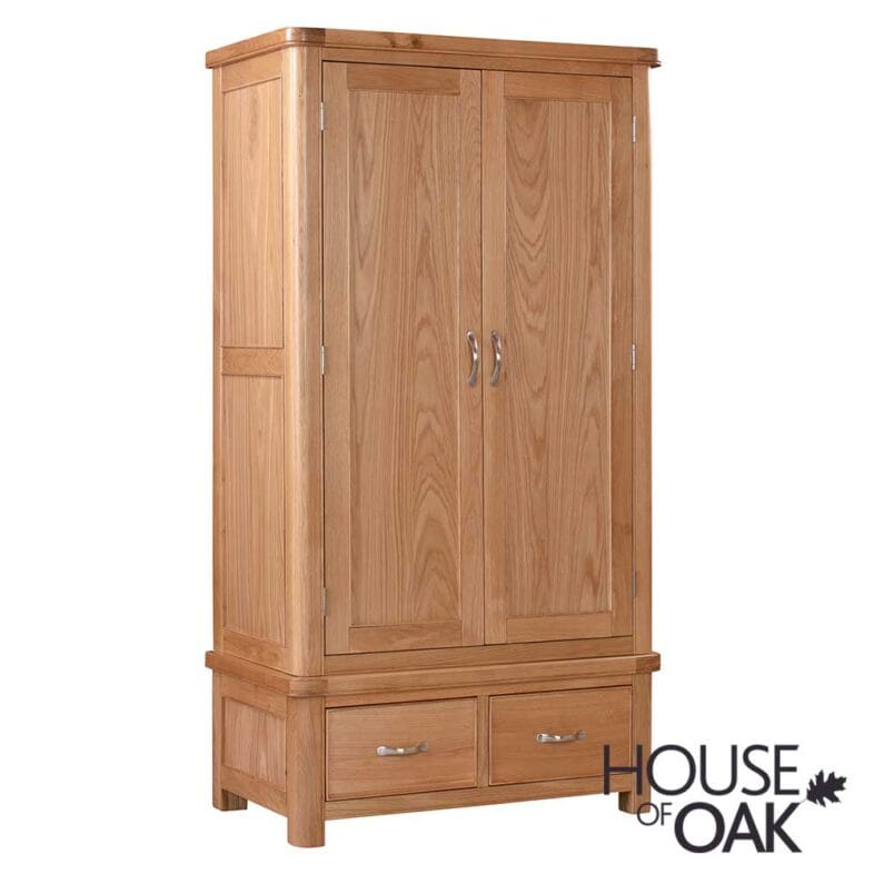 Kensington Oak Double Wardrobe - Image 3
