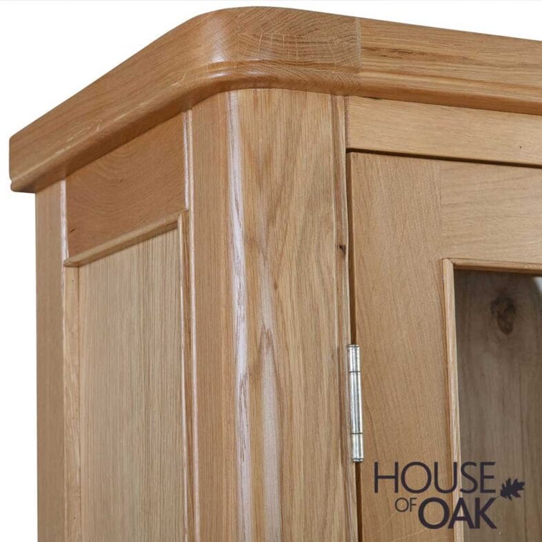 Kensington Oak Display Cabinet - Image 8