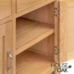 Kensington Oak 2 Door 2 Drawer Sideboard - Image 5