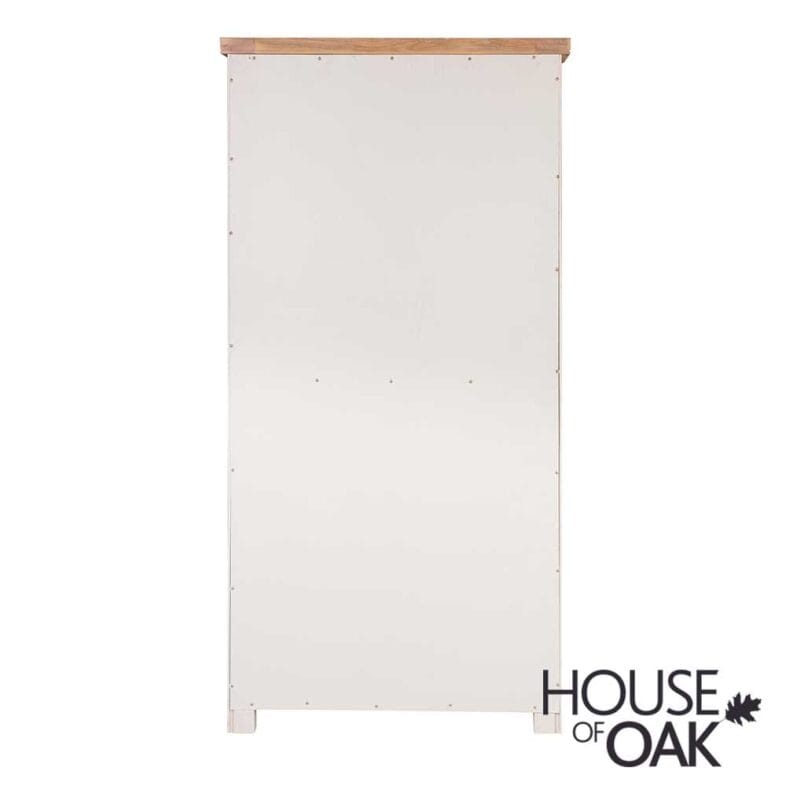 Kensington Putty Grey Painted Oak Tall Bookcase - Image 5