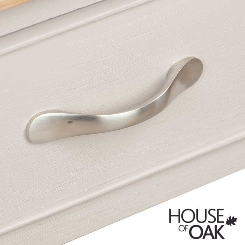 Kensington Putty Grey Painted Oak Coffee Table With Drawers - Image 6