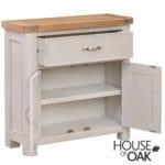 Kensington Putty Grey Painted Oak Compact Sideboard - Image 4