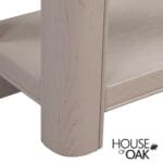 Kensington Putty Grey Painted Oak Small Console Table - Image 9