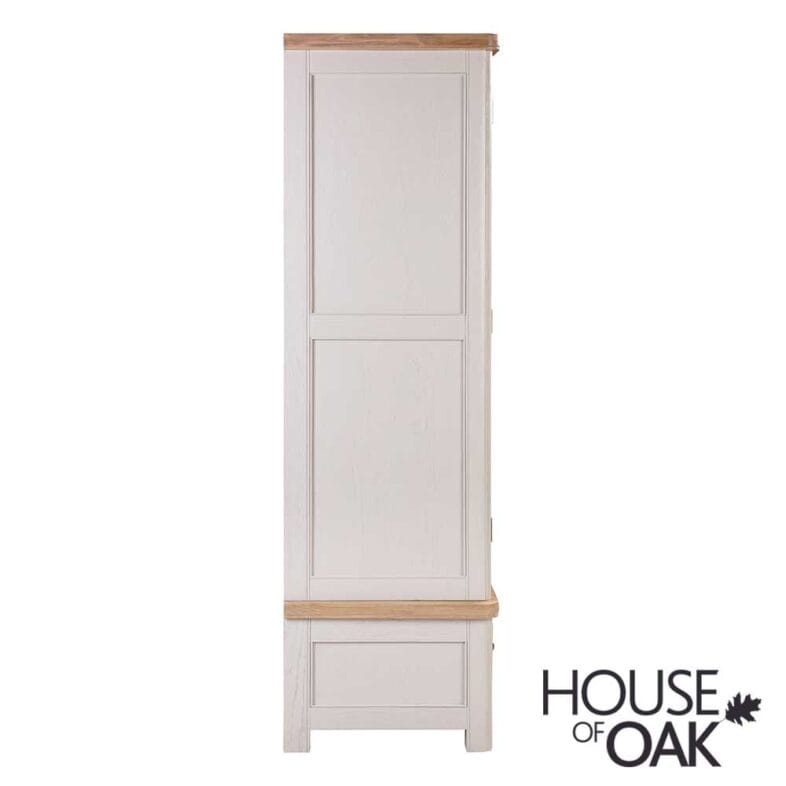 Kensington Putty Grey Painted Oak Triple Wardrobe - Image 5